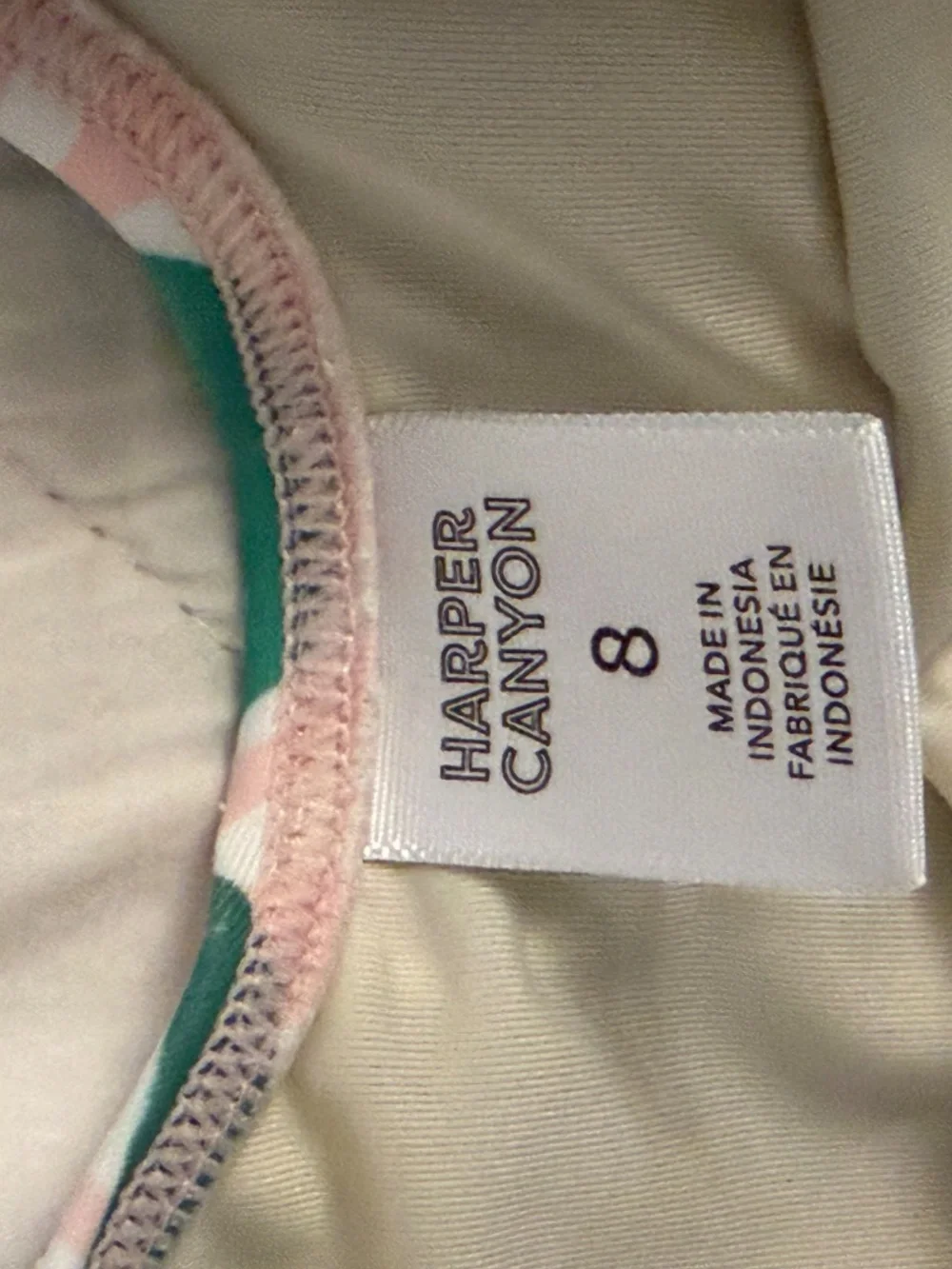 Size 8 girls one-piece swimsuit - Harper canyon